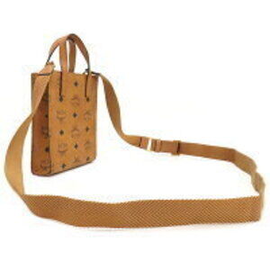 Mcm Brown Shoulder Handbag Tote Aren Bag